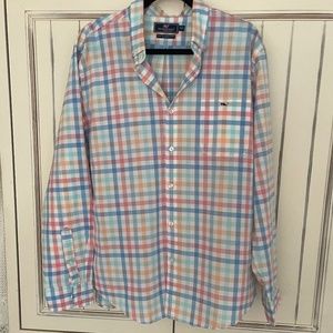 Vineyard Vines Plaid Down